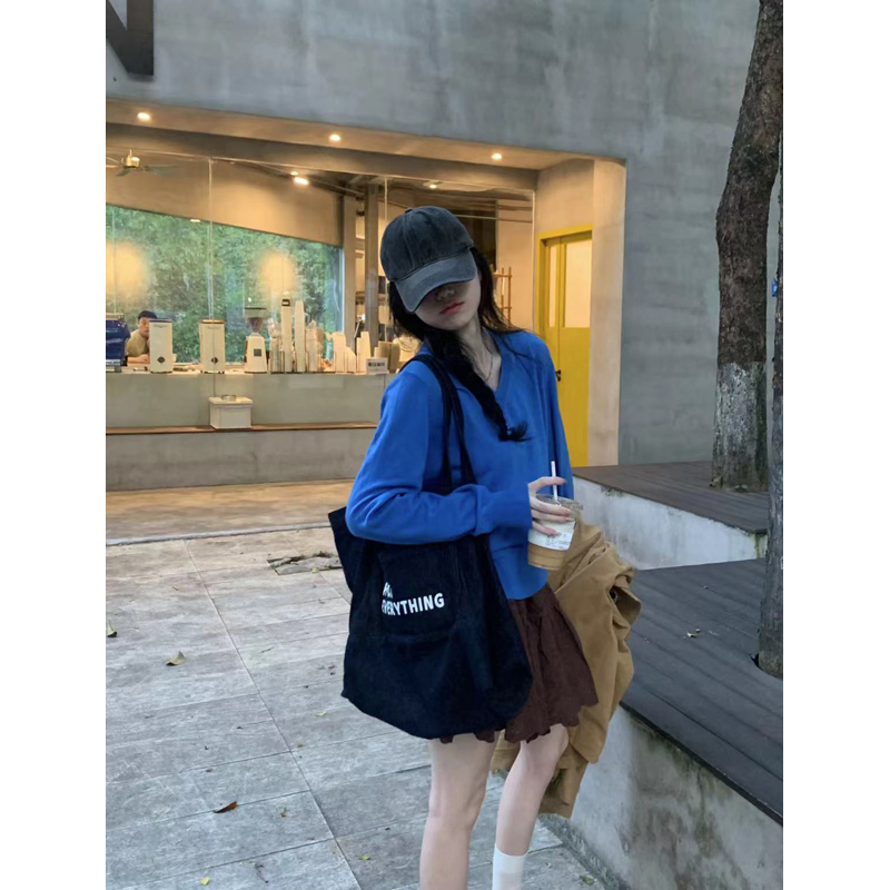 2025 Autumn/Winter Simple Letter Denim Canvas Tote Bag - Korean Style Casual Versatile Shoulder Bag for Commuters 2025 Autumn/Winter Simple Letter Denim Canvas Tote Bag - Korean Style Casual Versatile Shoulder Bag for Commuters