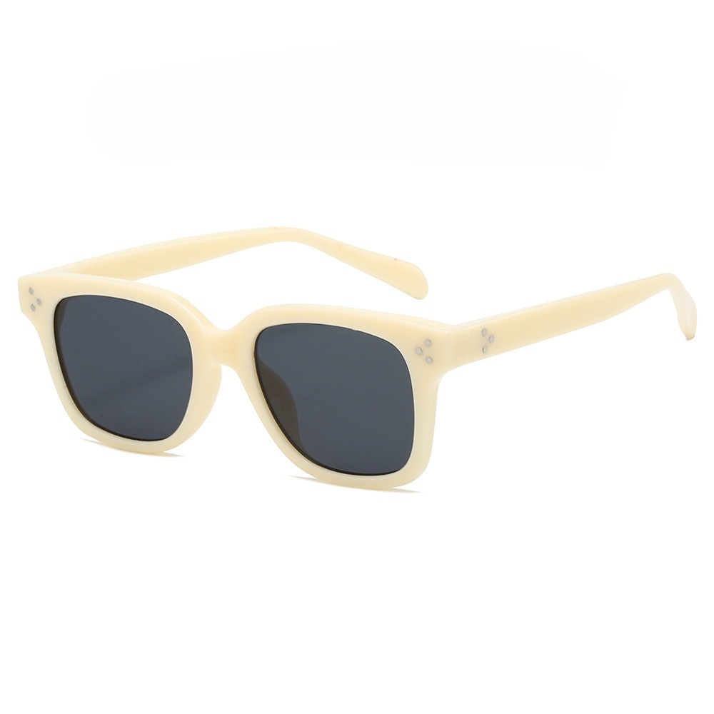 2025 Black Square Frame Sunglasses for Women, Slimming Design for Round Faces, High-End Feel, UV Protection, Street Style Fashion 2025 Black Square Frame Sunglasses for Women, Slimming Design for Round Faces, High-End Feel, UV Protection, Street Style Fashion
