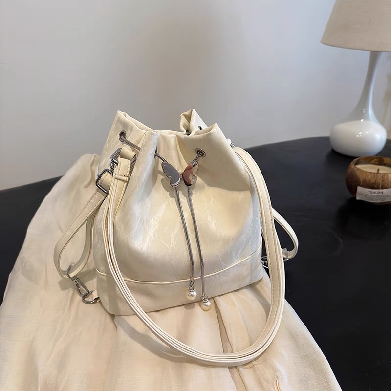 2025 Korean Style Versatile Women's Backpack - Trendy High-Quality Multifunctional Shoulder Bucket Bag