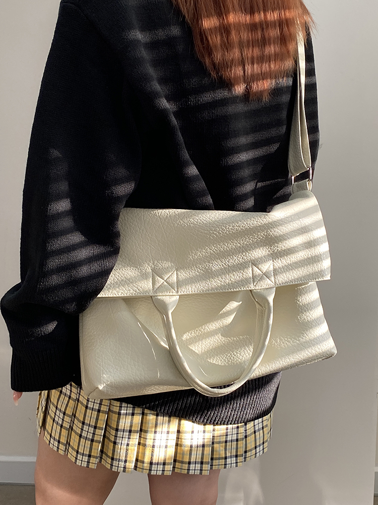 2025 Korean Style Women's Large Capacity Tote Bag - Versatile Commuting Shoulder Crossbody Bag