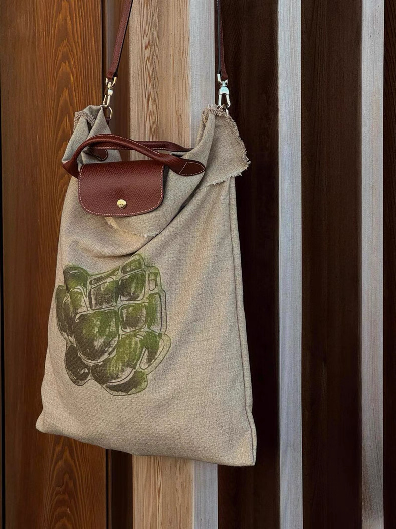 2025 Large Capacity Graffiti Linen Canvas Shoulder Tote Bag for Women - Trendy Shopping Handbag 2025 Large Capacity Graffiti Linen Canvas Shoulder Tote Bag for Women - Trendy Shopping Handbag