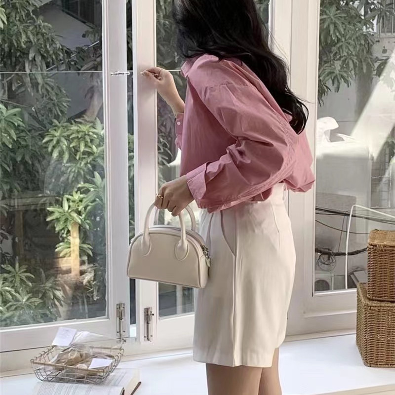 2025 Minimalist Casual Boston Tote Bag for Women - Cute Versatile Shoulder Bag in Korean Style 2025 Minimalist Casual Boston Tote Bag for Women - Cute Versatile Shoulder Bag in Korean Style