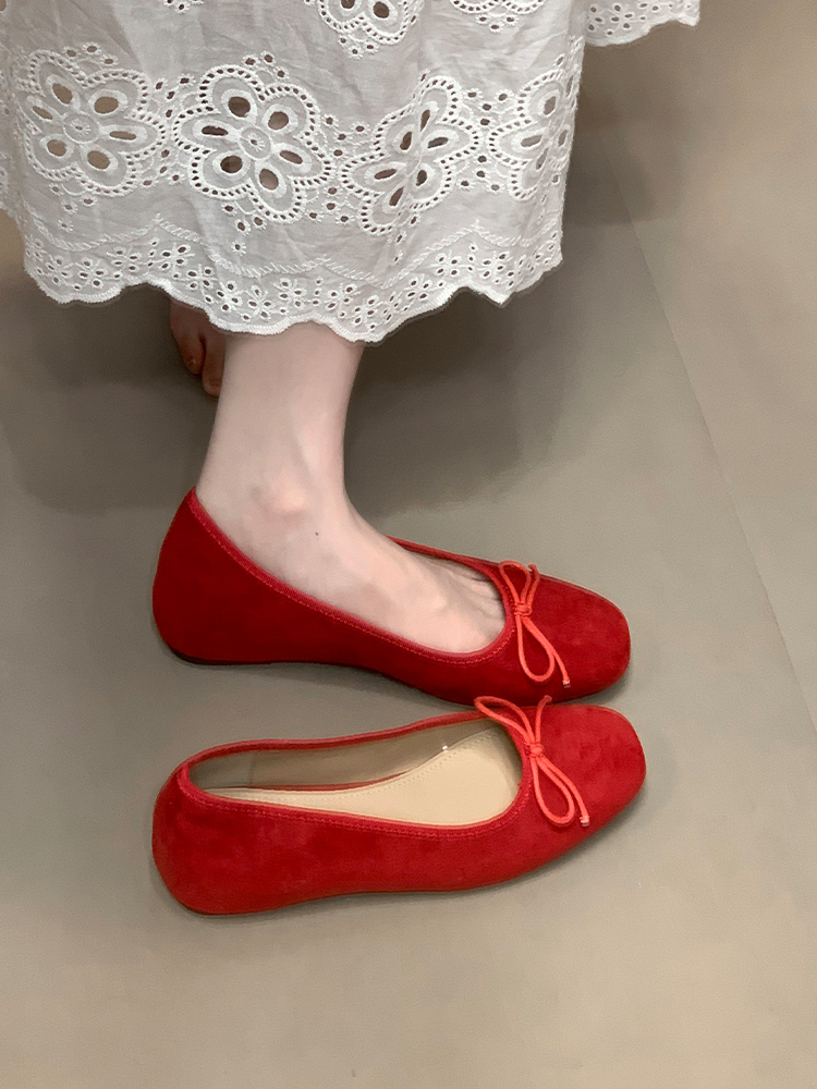 2025 Retro Elegant Hidden Height Slip-On Suede Ballet Flats - Ocean Inspired Design, Chic Casual Footwear 2025 Retro Elegant Hidden Height Slip-On Suede Ballet Flats - Ocean Inspired Design, Chic Casual Footwear