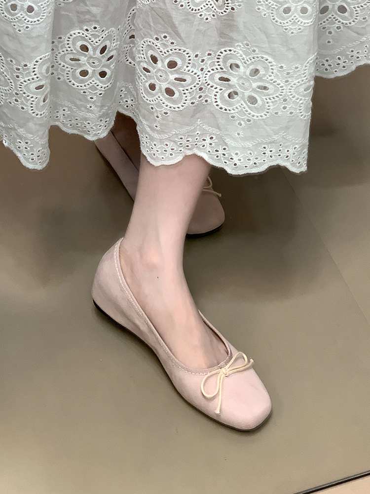 2025 Retro Elegant Hidden Height Slip-On Suede Ballet Flats - Ocean Inspired Design, Chic Casual Footwear 2025 Retro Elegant Hidden Height Slip-On Suede Ballet Flats - Ocean Inspired Design, Chic Casual Footwear