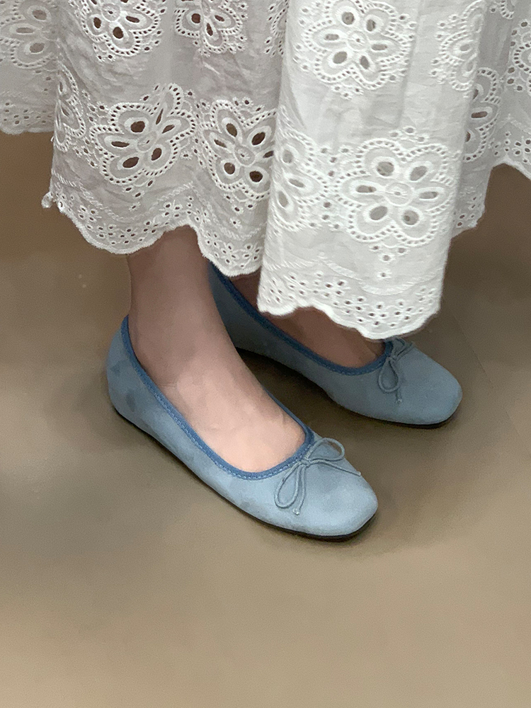 2025 Retro Elegant Hidden Height Slip-On Suede Ballet Flats - Ocean Inspired Design, Chic Casual Footwear 2025 Retro Elegant Hidden Height Slip-On Suede Ballet Flats - Ocean Inspired Design, Chic Casual Footwear