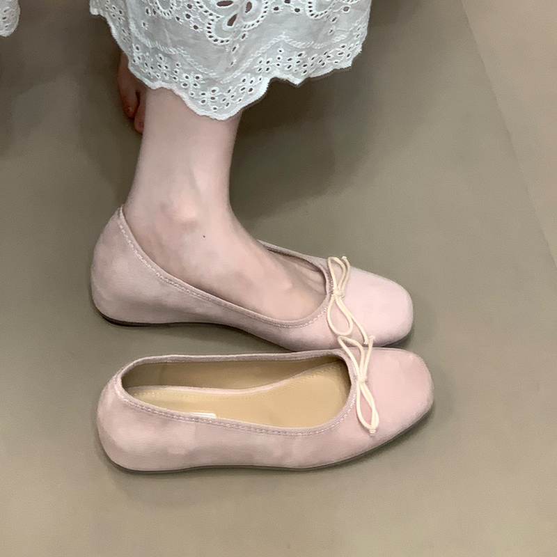 2025 Retro Elegant Hidden Height Slip-On Suede Ballet Flats - Ocean Inspired Design, Chic Casual Footwear 2025 Retro Elegant Hidden Height Slip-On Suede Ballet Flats - Ocean Inspired Design, Chic Casual Footwear