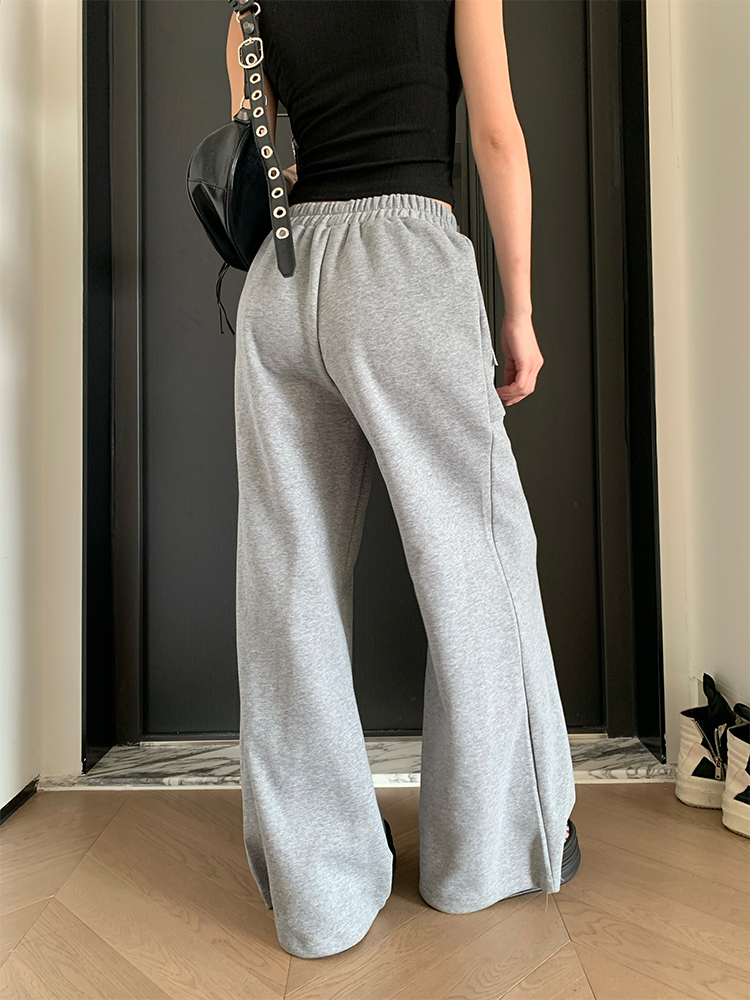 2025 Spring American Vintage Two-Piece Star Print Sweatpants for Women - Loose Casual Straight Leg Fashion Long Pants 2025 Spring American Vintage Two-Piece Star Print Sweatpants for Women - Loose Casual Straight Leg Fashion Long Pants