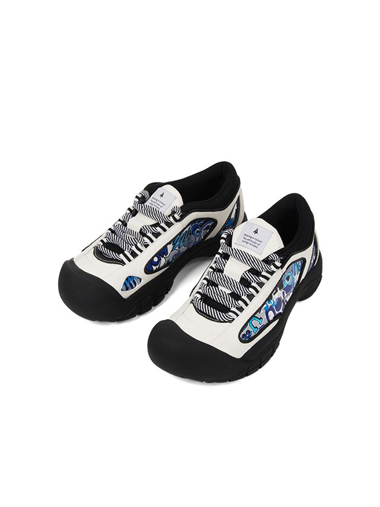 2025 Spring Summer Women's Dad Shoes Round Toe Lace-Up Thick-Soled Cute Niche Sports Shoes Ugly Cute Style 2025 Spring Summer Women's Dad Shoes Round Toe Lace-Up Thick-Soled Cute Niche Sports Shoes Ugly Cute Style