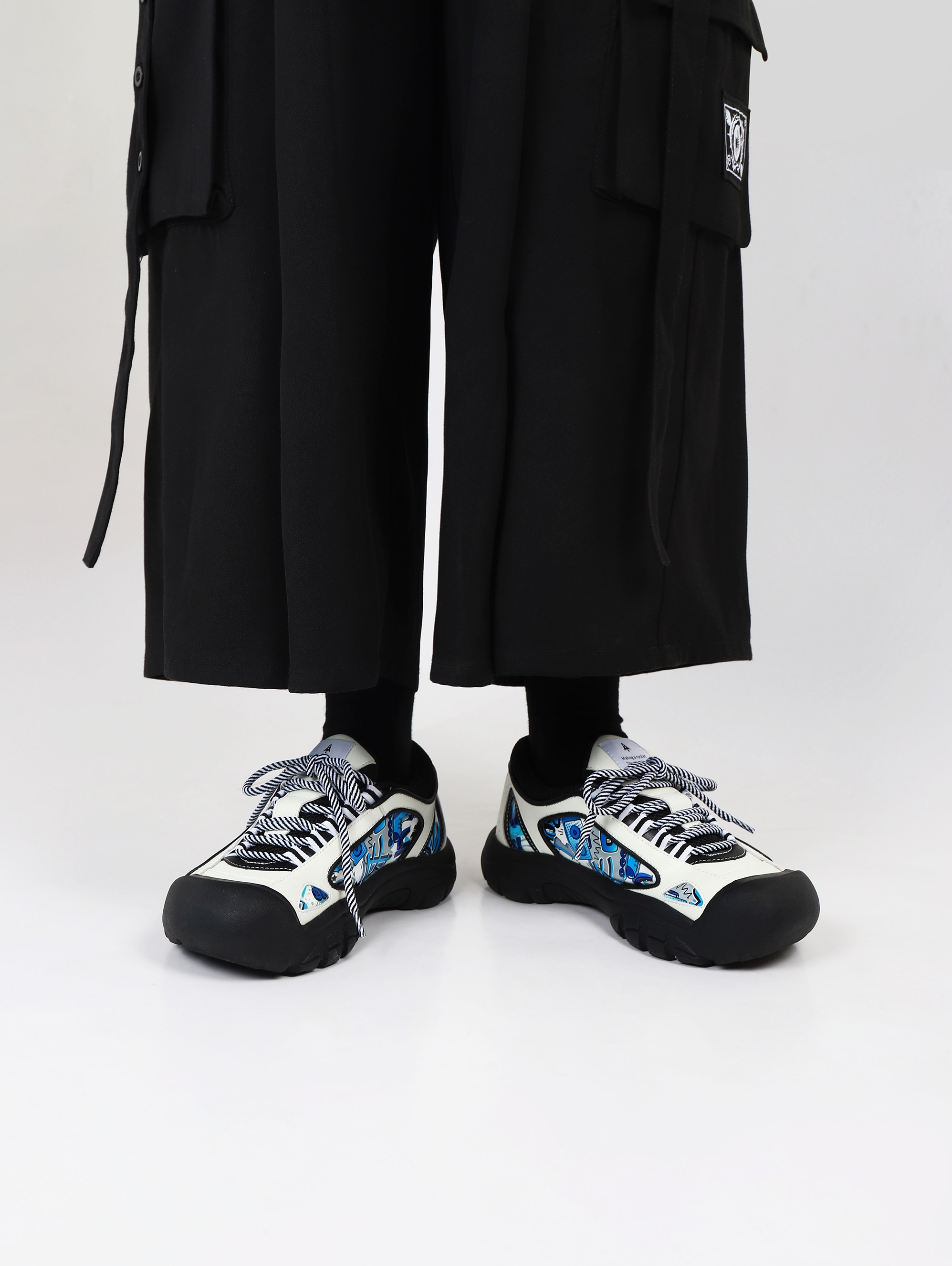 2025 Spring Summer Women's Dad Shoes Round Toe Lace-Up Thick-Soled Cute Niche Sports Shoes Ugly Cute Style