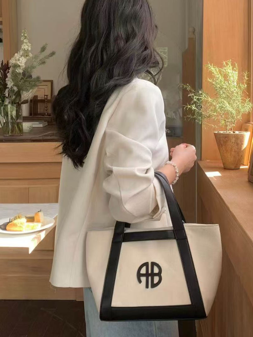 2025 Trendy Canvas Tote Bag for Women - Versatile Handheld & Crossbody Design, Large and Small Size Options, Commuter Fashion
