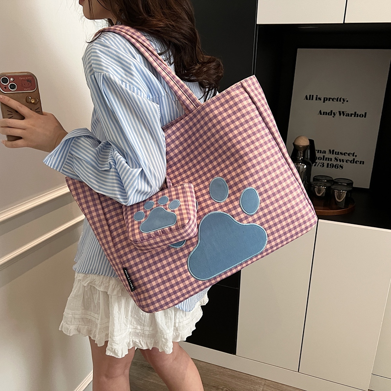 2025 Women's Canvas Foot-Shaped Tote Bag - Large Capacity Commuting Shoulder Bag for School & Everyday Use 2025 Women's Canvas Foot-Shaped Tote Bag - Large Capacity Commuting Shoulder Bag for School & Everyday Use