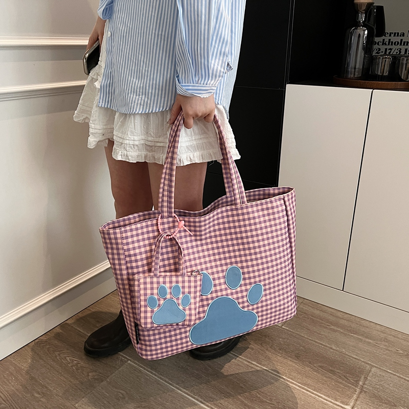 2025 Women's Canvas Foot-Shaped Tote Bag - Large Capacity Commuting Shoulder Bag for School & Everyday Use 2025 Women's Canvas Foot-Shaped Tote Bag - Large Capacity Commuting Shoulder Bag for School & Everyday Use