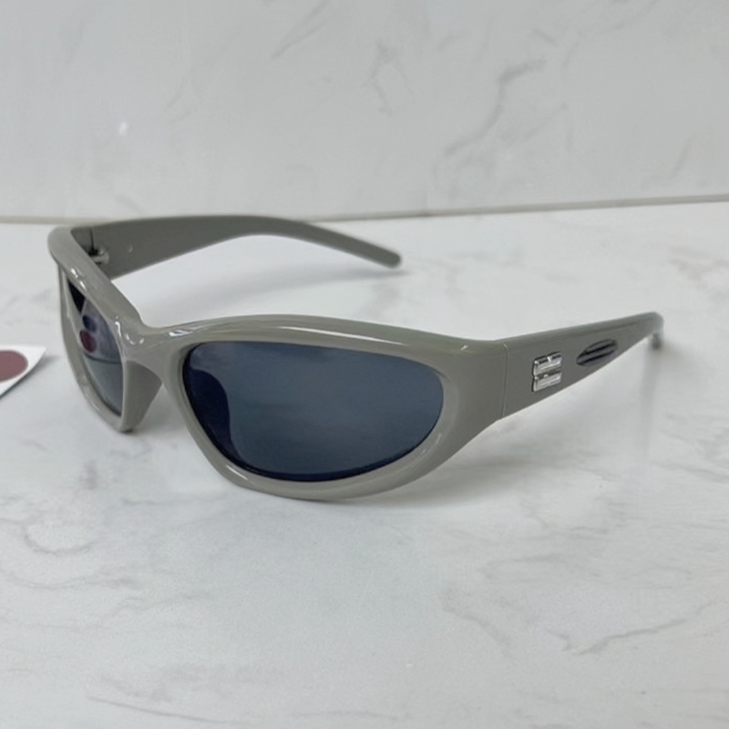 2025 Women's Gray Outdoor Sports Cycling Sunglasses - High-End UV Protection for Street Photography