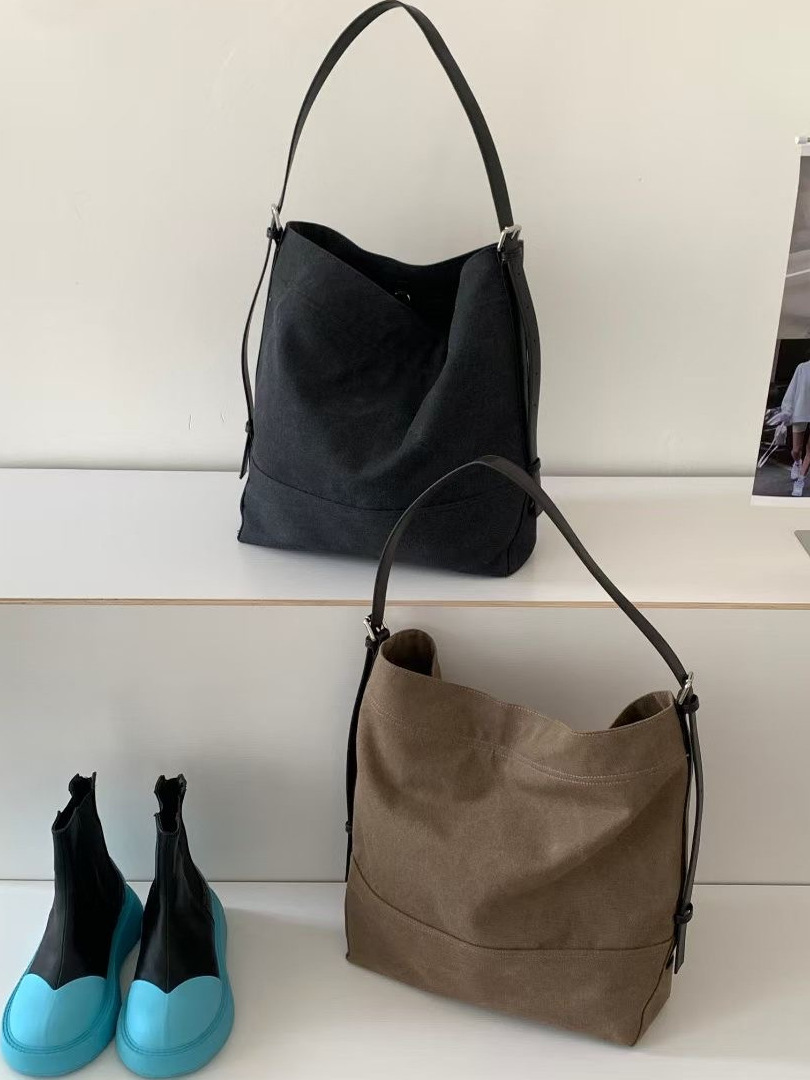 2025 Women's Linen Large Capacity Tote Bag - Versatile Shoulder & Crossbody Commuter Bag for Everyday Style