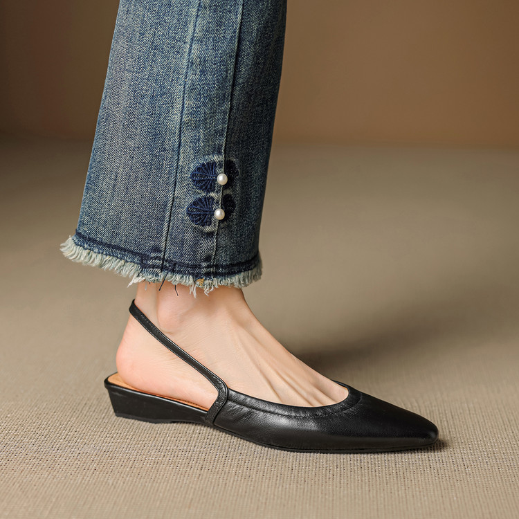 6.5-Inch Minimalist Elegant Soft-Toe Sandals for Women - Versatile Summer Footwear 6.5-Inch Minimalist Elegant Soft-Toe Sandals for Women - Versatile Summer Footwear