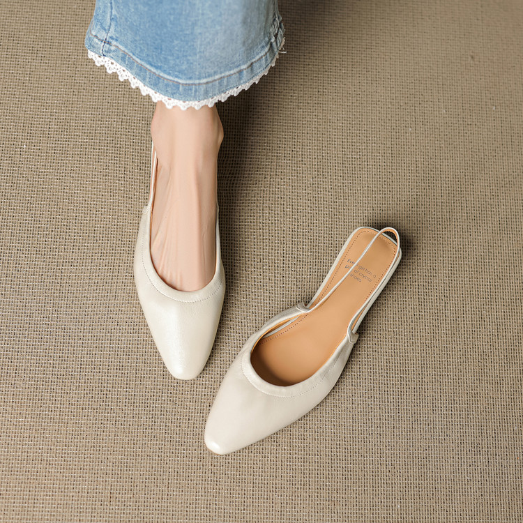 6.5-Inch Minimalist Elegant Soft-Toe Sandals for Women - Versatile Summer Footwear 6.5-Inch Minimalist Elegant Soft-Toe Sandals for Women - Versatile Summer Footwear