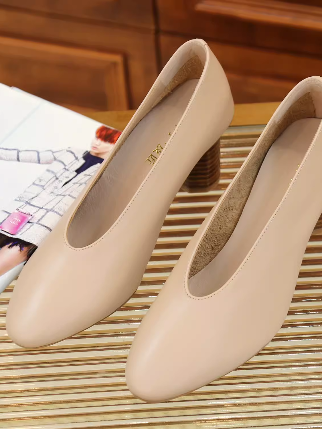 6.5cm Soft Leather Grandma Shoes for Women - Vintage Round Toe Chunky Heels, Comfortable Flats for Autumn 2025 6.5cm Soft Leather Grandma Shoes for Women - Vintage Round Toe Chunky Heels, Comfortable Flats for Autumn 2025