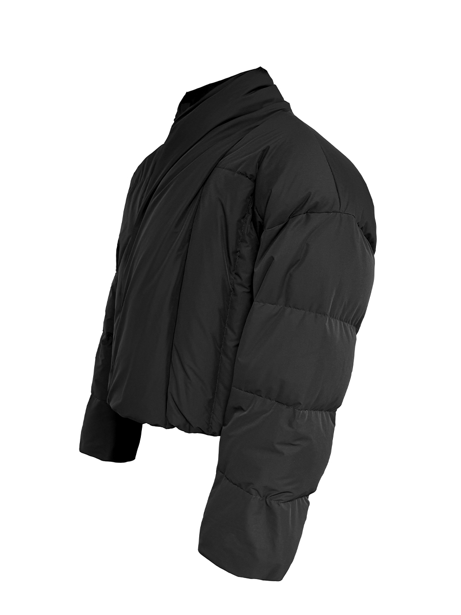 90% Goose Down Scarf Down Jacket with High Fill Power and Ribbed Cuffs - Stylish Winter Outerwear 90% Goose Down Scarf Down Jacket with High Fill Power and Ribbed Cuffs - Stylish Winter Outerwear