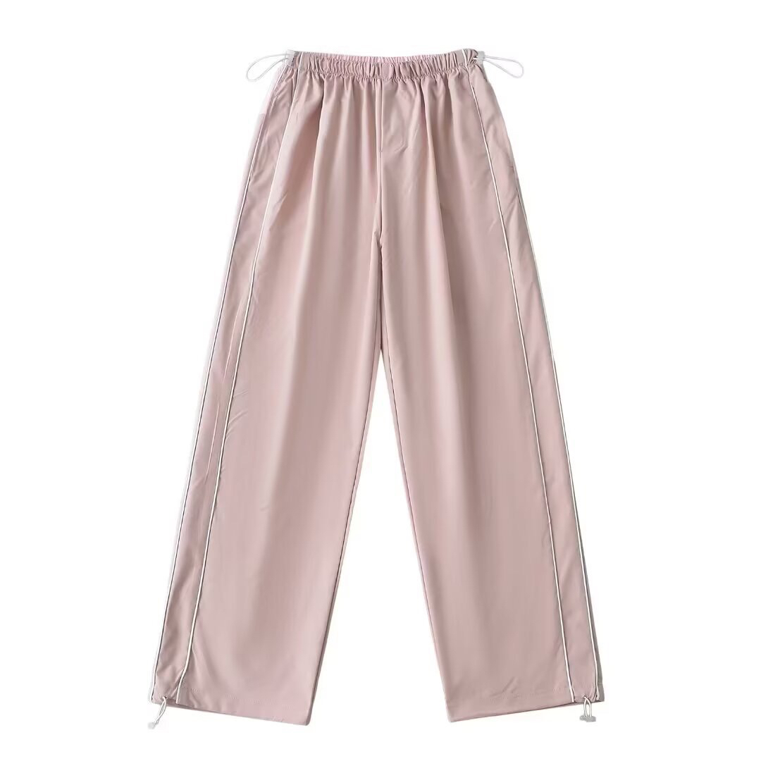 American Retro Camouflage Printed Multi-Pocket Wide-Leg Tapered Work Pants for Women - Street Style Fashion American Retro Camouflage Printed Multi-Pocket Wide-Leg Tapered Work Pants for Women - Street Style Fashion