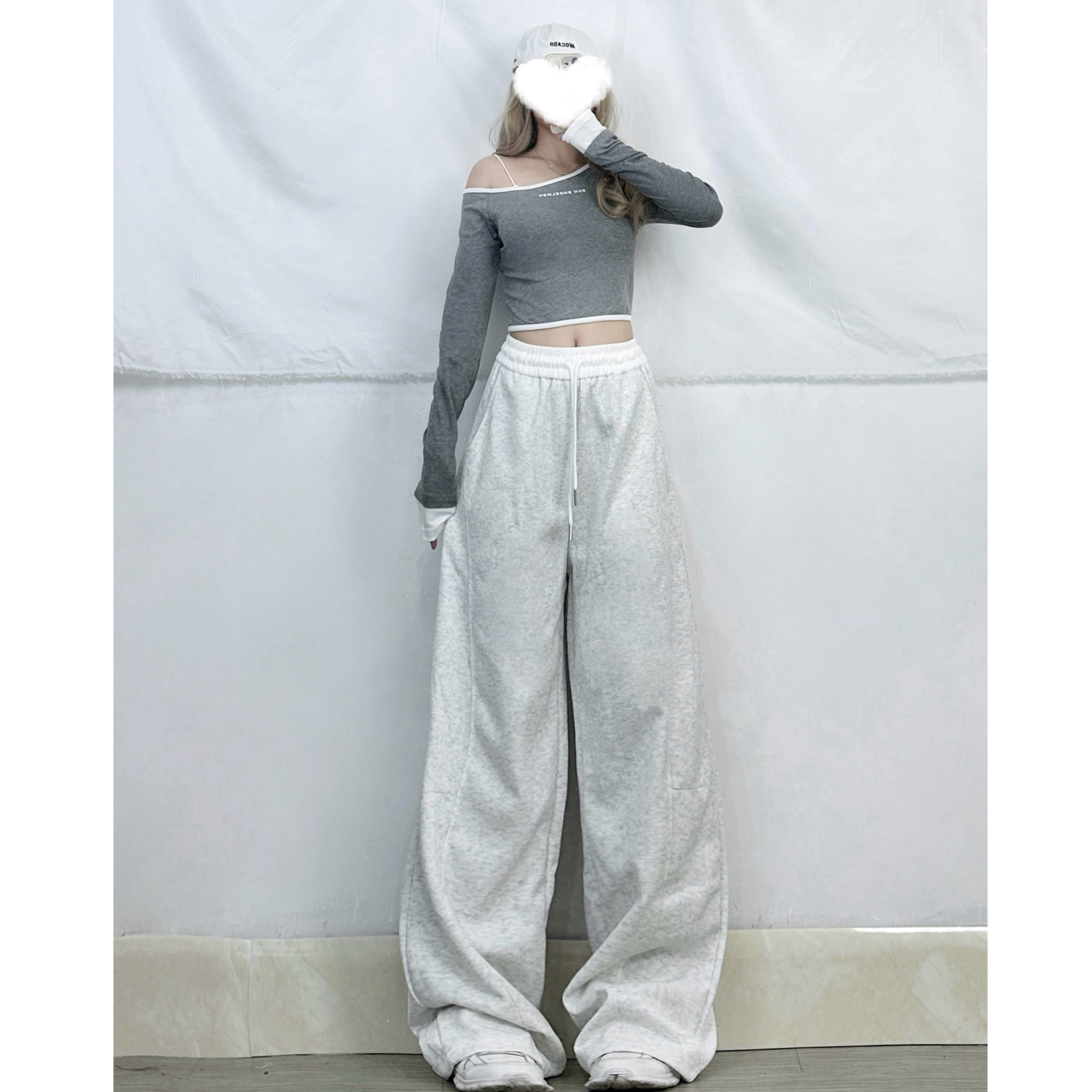 American Retro Jazz Pleated Floor-Length Pants - Loose Straight-Leg Trousers for Autumn Winter Jazz Dance American Retro Jazz Pleated Floor-Length Pants - Loose Straight-Leg Trousers for Autumn Winter Jazz Dance