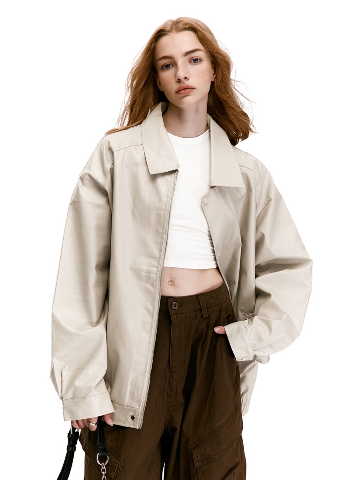 American Retro PU Leather Jacket for Men and Women, Loose Fit, Stylish Motorcycle Wear, High Street Trendy Fashion American Retro PU Leather Jacket for Men and Women, Loose Fit, Stylish Motorcycle Wear, High Street Trendy Fashion