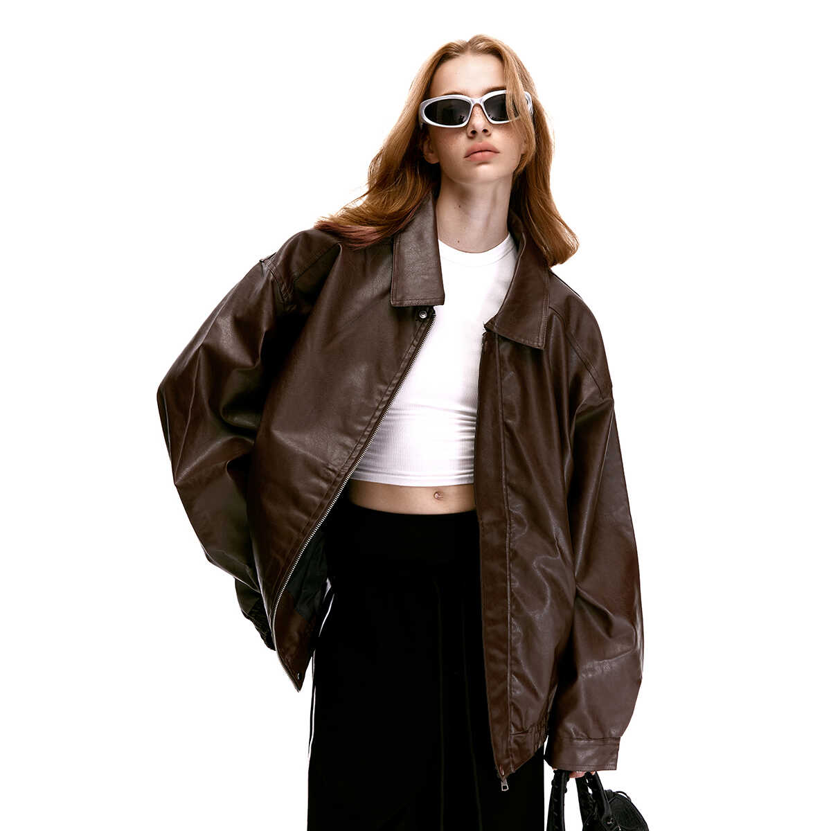 American Retro PU Leather Jacket for Men and Women, Loose Fit, Stylish Motorcycle Wear, High Street Trendy Fashion American Retro PU Leather Jacket for Men and Women, Loose Fit, Stylish Motorcycle Wear, High Street Trendy Fashion