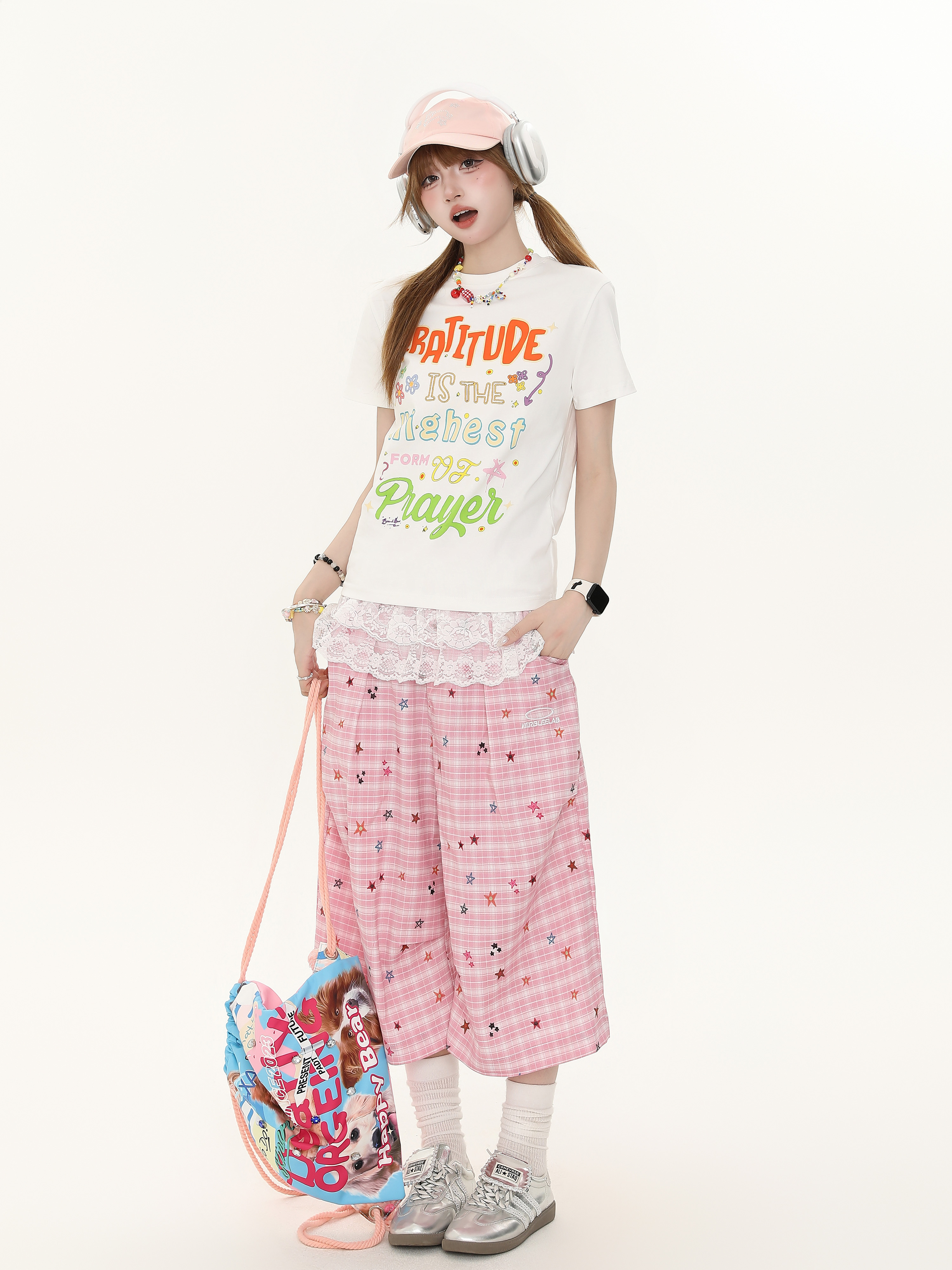 American Retro Star Print Casual Wide-Leg Pants for Women - Trendy Summer Loose Slim Fit Fashion American Retro Star Print Casual Wide-Leg Pants for Women - Trendy Summer Loose Slim Fit Fashion