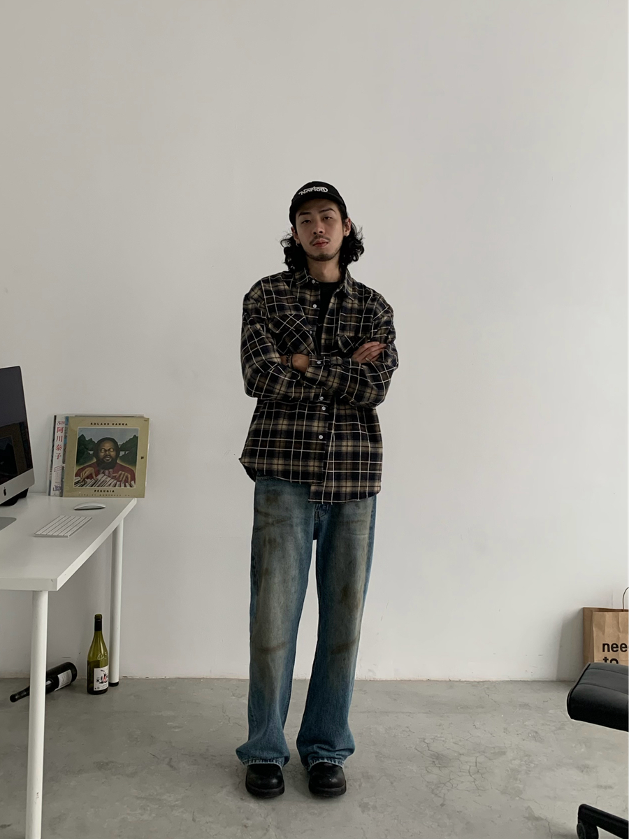 American Retro Washed Vintage Flared Jeans - Clean Fit Straight-Leg Long Pants for a Timeless Y2K Look American Retro Washed Vintage Flared Jeans - Clean Fit Straight-Leg Long Pants for a Timeless Y2K Look