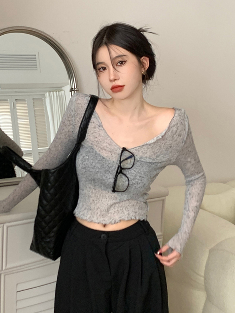 American Style Long Sleeve Spicy Girl Jazz Dance Top for Women, K-Pop Inspired Music Festival Cover-Up American Style Long Sleeve Spicy Girl Jazz Dance Top for Women, K-Pop Inspired Music Festival Cover-Up