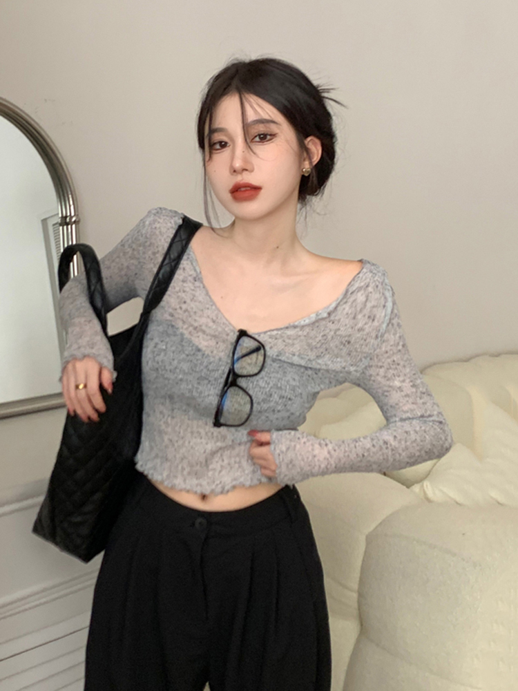 American Style Long Sleeve Spicy Girl Jazz Dance Top for Women, K-Pop Inspired Music Festival Cover-Up American Style Long Sleeve Spicy Girl Jazz Dance Top for Women, K-Pop Inspired Music Festival Cover-Up