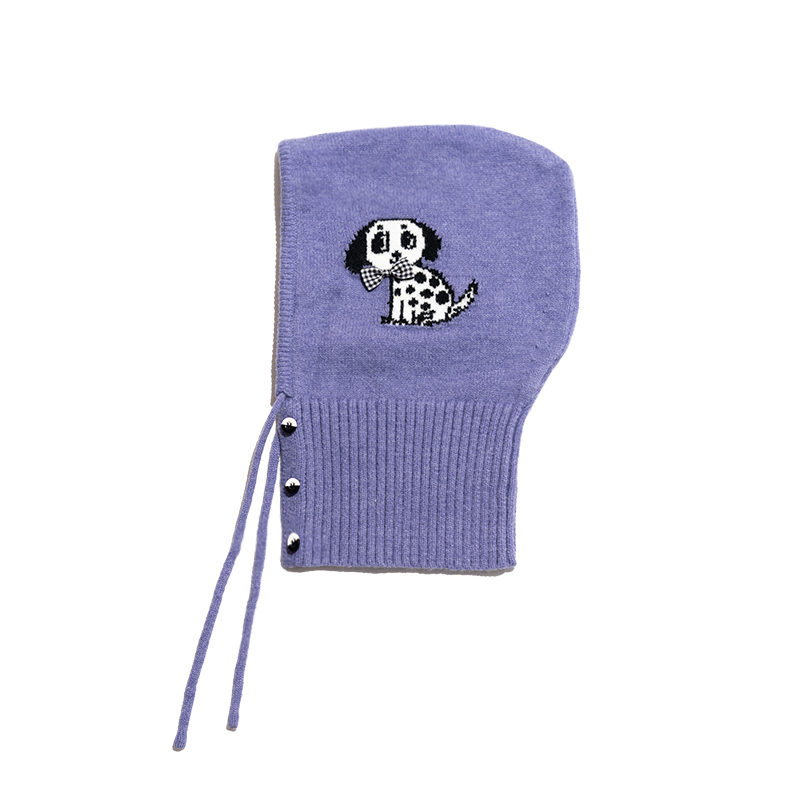 Artist Printed Balaclava Scarf Hat Earmuff â€“ Trendy 90s-Inspired Winter Accessory for Cozy Style