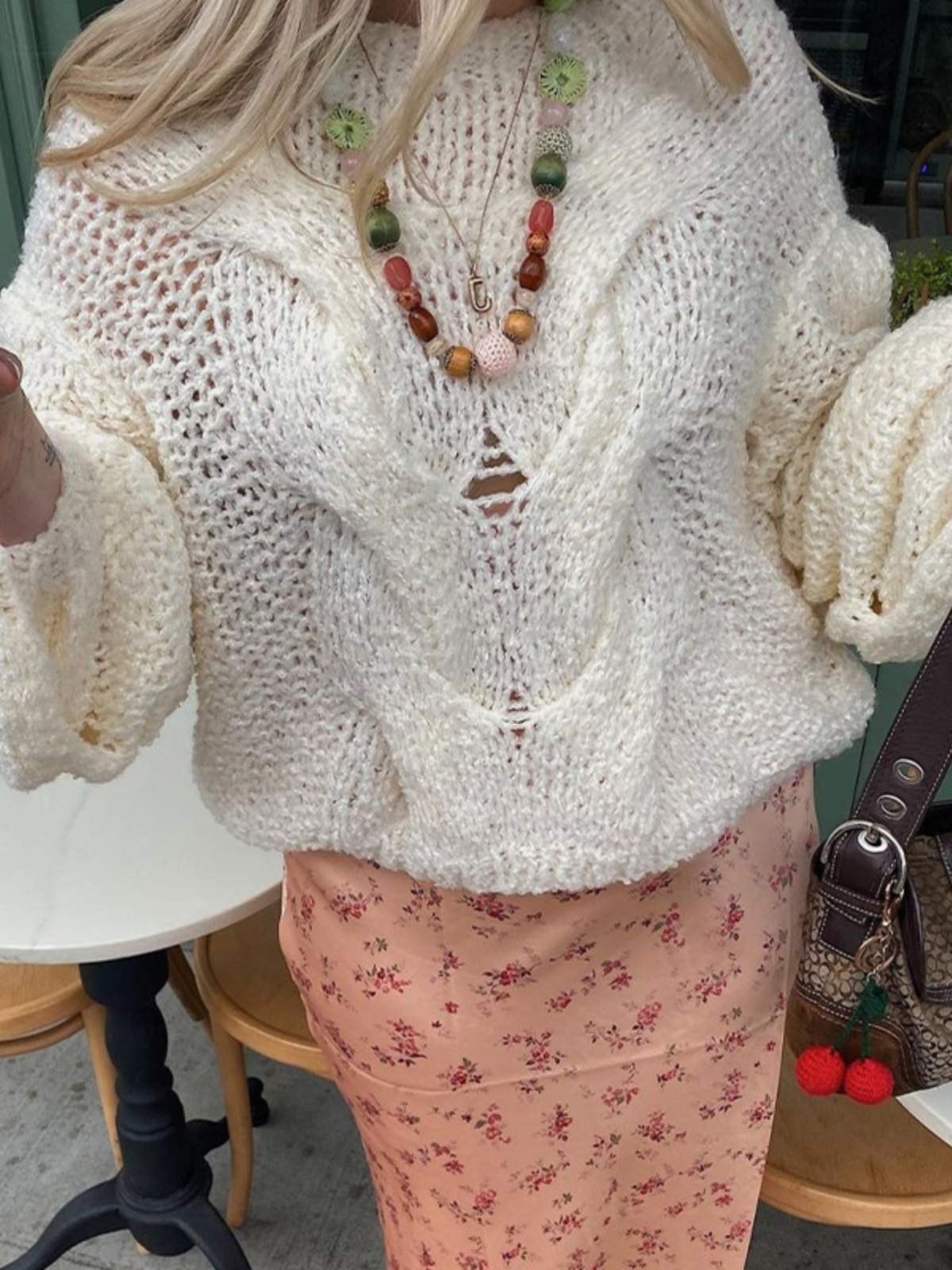 Autumn Casual Loose Fit Round Neck Semi-Transparent Long Sleeve Knitted Sweater Top for Women - Versatile Fall Fashion Autumn Casual Loose Fit Round Neck Semi-Transparent Long Sleeve Knitted Sweater Top for Women - Versatile Fall Fashion