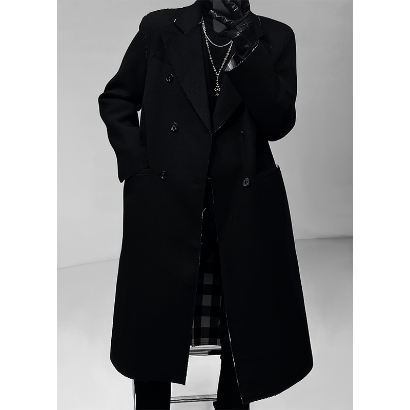 Autumn Winter Woolen Coat with Dragon Print - Limited Time Clearance Sale, Perfect for Seasonal Style and Warmth Autumn Winter Woolen Coat with Dragon Print - Limited Time Clearance Sale, Perfect for Seasonal Style and Warmth