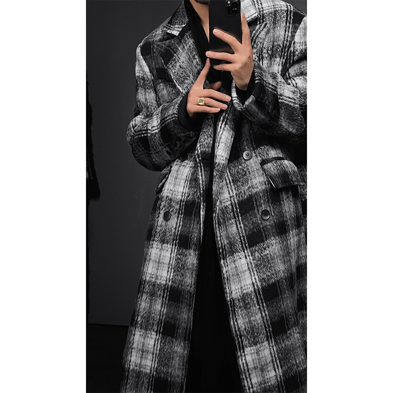 Autumn Winter Woolen Coat with Dragon Print - Limited Time Clearance Sale, Perfect for Seasonal Style and Warmth Autumn Winter Woolen Coat with Dragon Print - Limited Time Clearance Sale, Perfect for Seasonal Style and Warmth