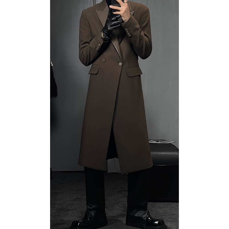 Autumn Winter Woolen Coat with Dragon Print - Limited Time Clearance Sale, Perfect for Seasonal Style and Warmth