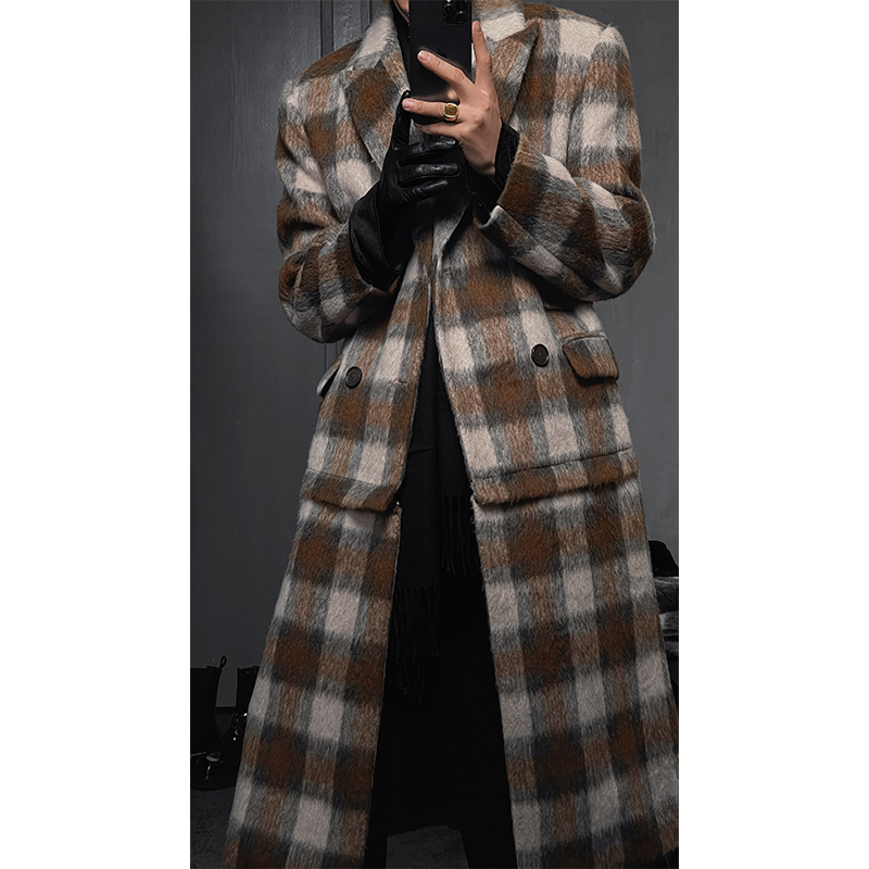 Autumn Winter Woolen Coat with Dragon Print - Limited Time Clearance Sale, Perfect for Seasonal Style and Warmth Autumn Winter Woolen Coat with Dragon Print - Limited Time Clearance Sale, Perfect for Seasonal Style and Warmth