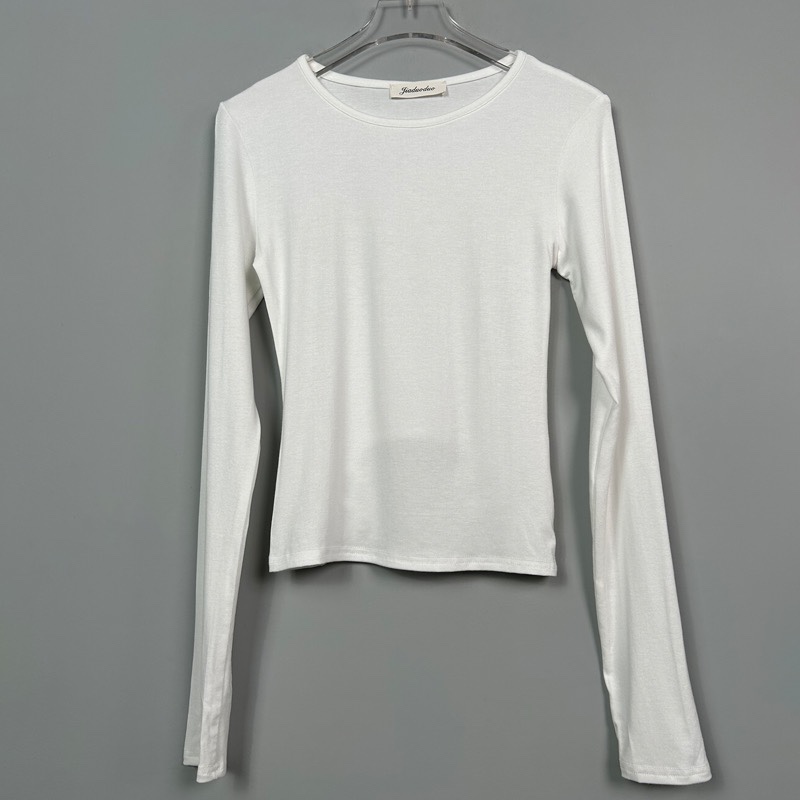 Backless Hollow Design Fitted Long Sleeve T-Shirt for Women - Korean Dongdaemun Style, Sexy Fashion Top Backless Hollow Design Fitted Long Sleeve T-Shirt for Women - Korean Dongdaemun Style, Sexy Fashion Top