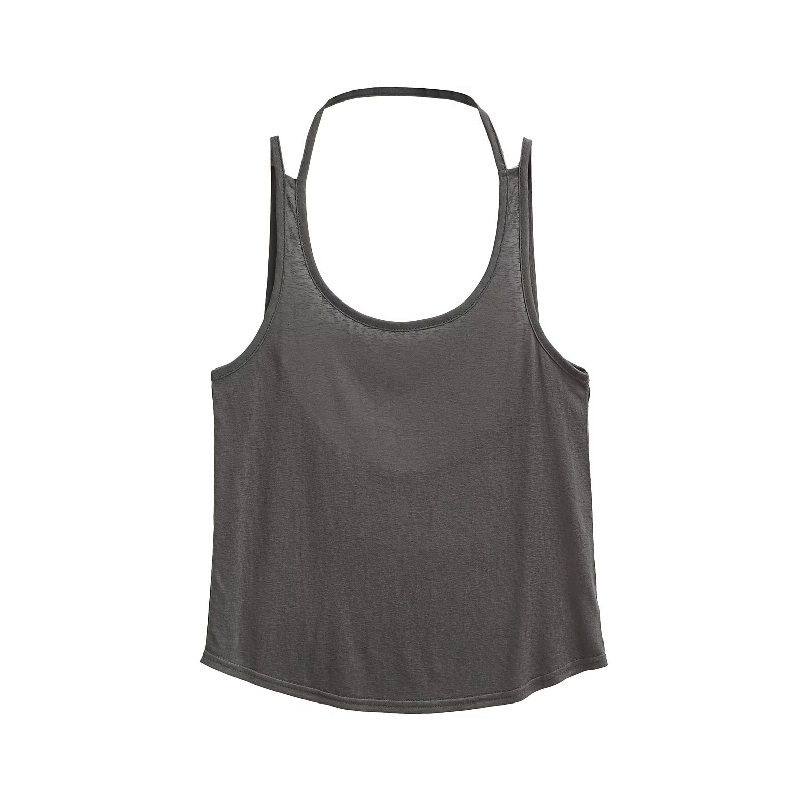 Backless Loose Fit Thin Strap Women's Sport Tank Top - Jazz Street Dance Yoga Vest for Fitness and Running Cover-Up Backless Loose Fit Thin Strap Women's Sport Tank Top - Jazz Street Dance Yoga Vest for Fitness and Running Cover-Up