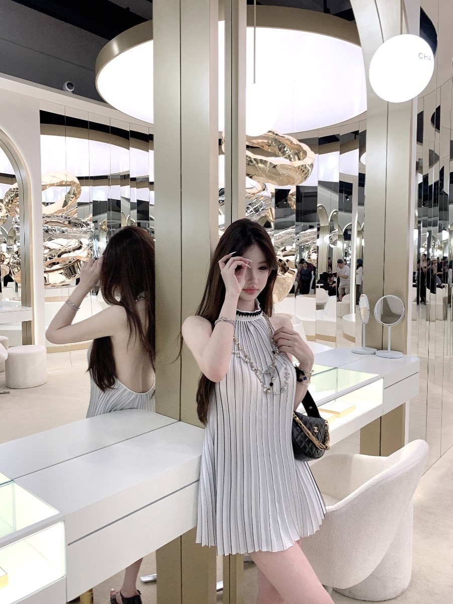 Backless Pleated Camisole Top with Woven Neck Strap - 90s Inspired CoCo Crush Fragrance Series Fashion Top Backless Pleated Camisole Top with Woven Neck Strap - 90s Inspired CoCo Crush Fragrance Series Fashion Top