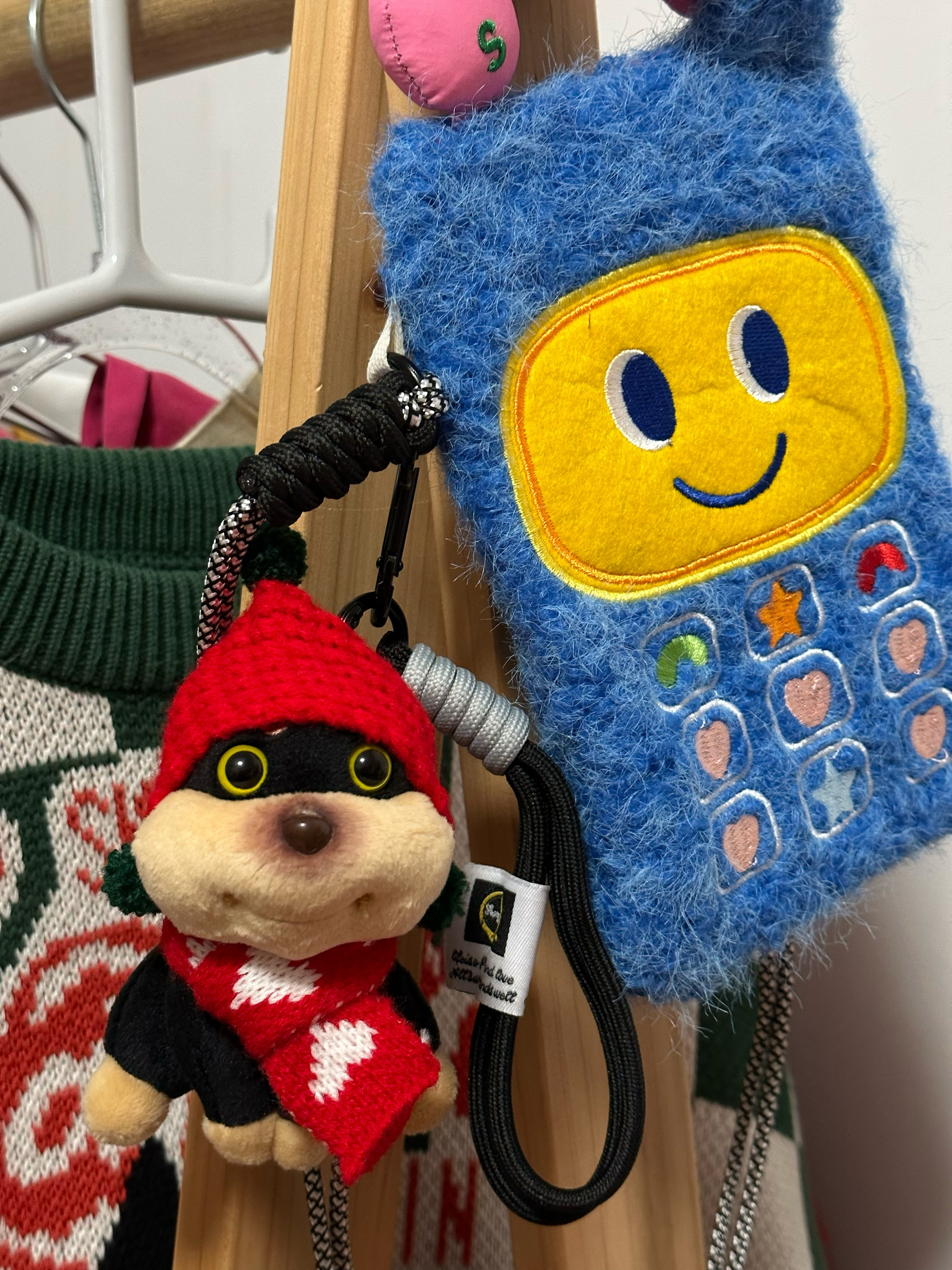 Bee Puppy Plush Bag Pendant - Cute Doll Keychain for Girls, Small Toy Backpack Decoration, Perfect Couple Gift Bee Puppy Plush Bag Pendant - Cute Doll Keychain for Girls, Small Toy Backpack Decoration, Perfect Couple Gift