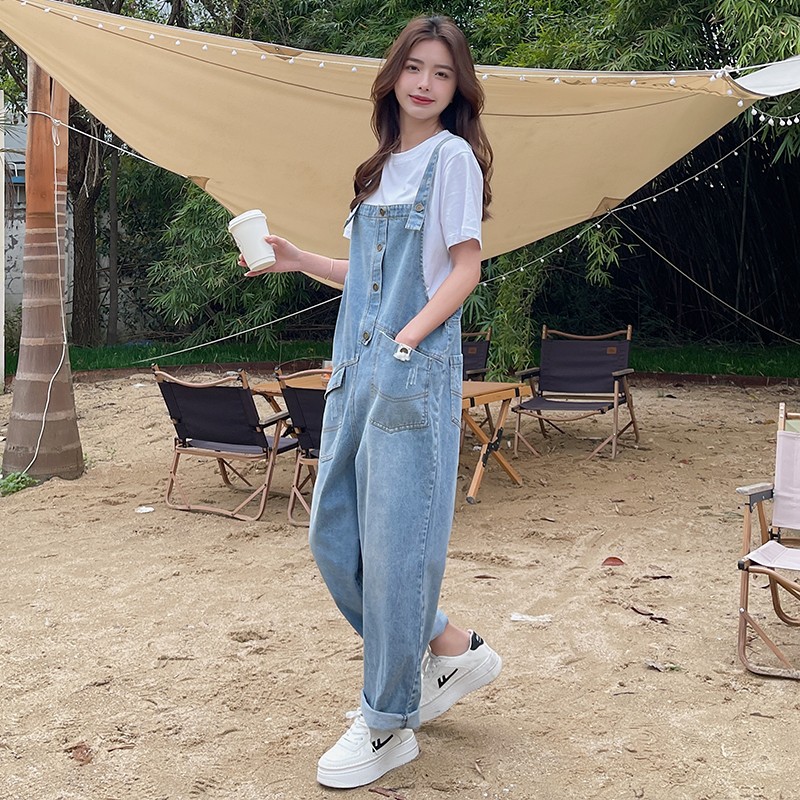 Bellflower Denim Overalls for Women - Loose Fit, Summer Style, Youthful Fashion, Petite Friendly, Trendy and Comfortable Outfit Bellflower Denim Overalls for Women - Loose Fit, Summer Style, Youthful Fashion, Petite Friendly, Trendy and Comfortable Outfit