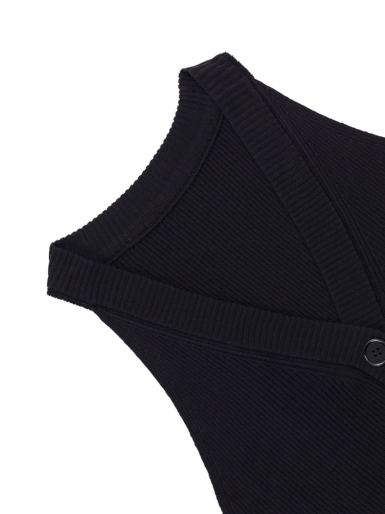 Black Knitted Camisole for Women - Summer Slim Fit Sexy Short Top for Outerwear, Y2K Style Fashion Essential Black Knitted Camisole for Women - Summer Slim Fit Sexy Short Top for Outerwear, Y2K Style Fashion Essential