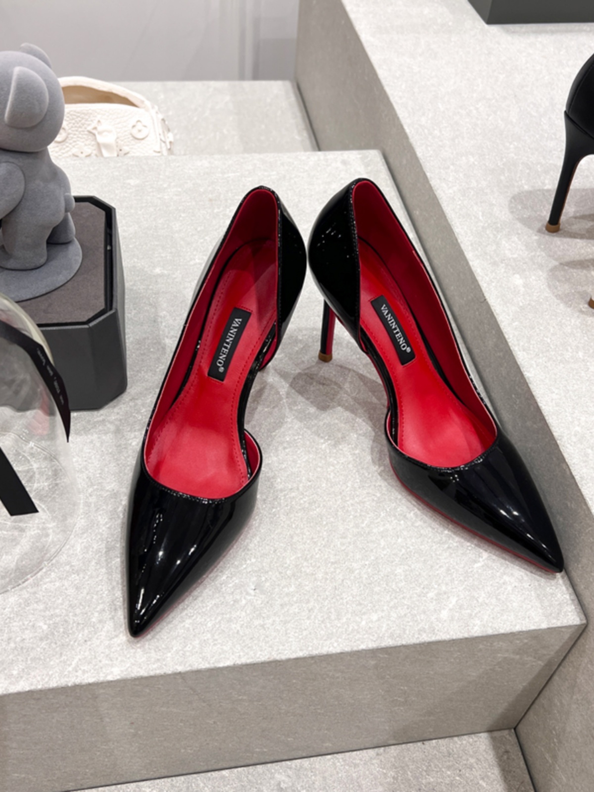 Black Patent Leather Side Cutout Pointed Toe High Heel Stiletto Shoes - Sexy Spring Autumn Style, Y2K Inspired Fashion Footwear Black Patent Leather Side Cutout Pointed Toe High Heel Stiletto Shoes - Sexy Spring Autumn Style, Y2K Inspired Fashion Footwear