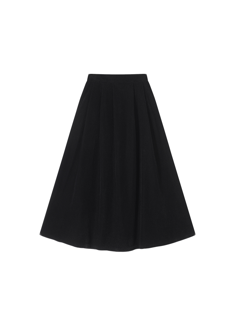 Black Velvet Round Neck Fleece Coat for Women - Korean Style High-End Loose Long Sleeve Winter Top Black Velvet Round Neck Fleece Coat for Women - Korean Style High-End Loose Long Sleeve Winter Top