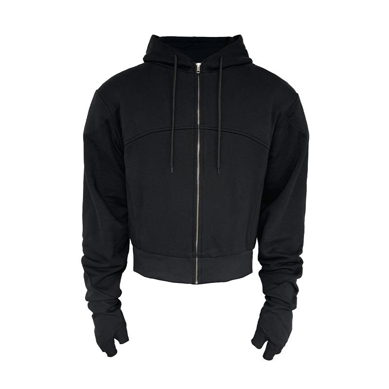 Boxer Hoodie with Five-Finger Gloves and Shoulder Armor, Fitted Style, Perfect for Boxing and Training, Sporty and Functional Boxer Hoodie with Five-Finger Gloves and Shoulder Armor, Fitted Style, Perfect for Boxing and Training, Sporty and Functional