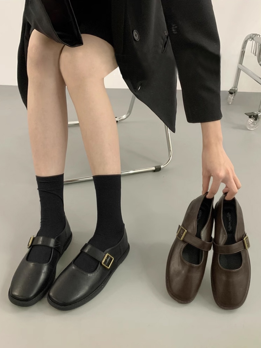 British Style Flat Loafers for Women - Spring and Autumn Small Leather Shoes, Chic Niche Design for Boss Ladies