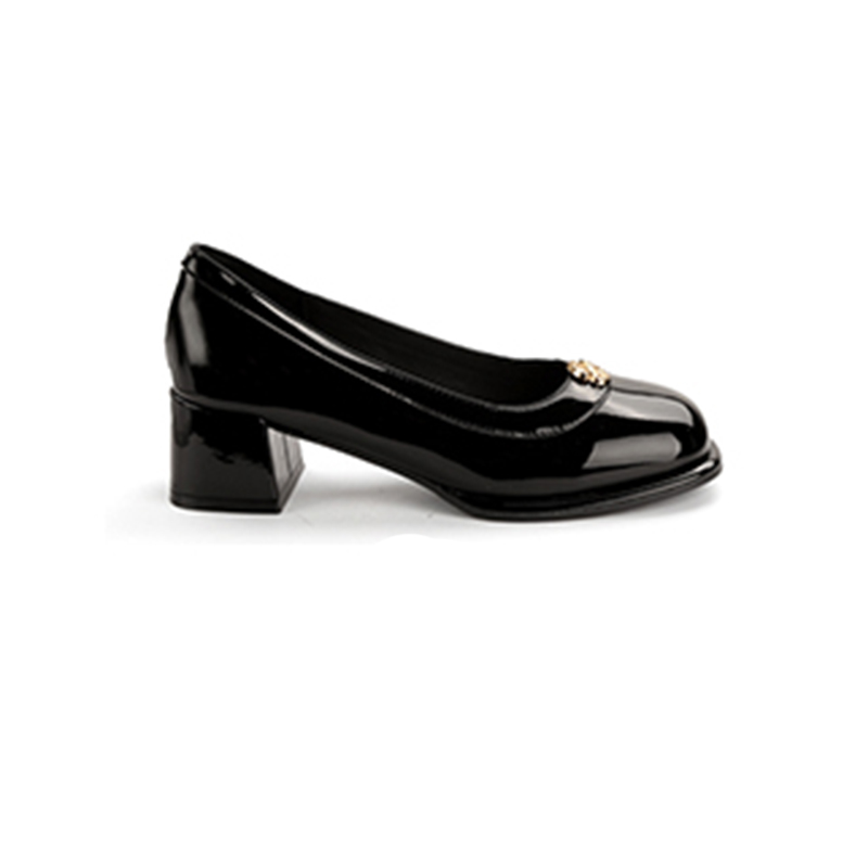 Camellia Square Round Toe Chunky Heel Loafers for Women - Slip-On Stylish Shoes, Perfect for Everyday and Office Wear Camellia Square Round Toe Chunky Heel Loafers for Women - Slip-On Stylish Shoes, Perfect for Everyday and Office Wear