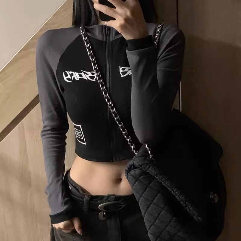 Chic K-Pop Music Festival Short Top - Sweet Spicy Design, Cool European & American Style, Perfect for Hot Girls and 90s Fashion Lovers Chic K-Pop Music Festival Short Top - Sweet Spicy Design, Cool European & American Style, Perfect for Hot Girls and 90s Fashion Lovers