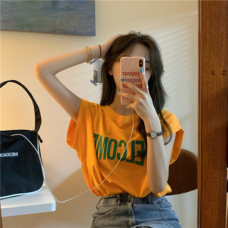 Chic Korean Style Sleeveless Hip Hop Loose T-Shirt for Women - Summer Sweet and Spicy Jazz Top