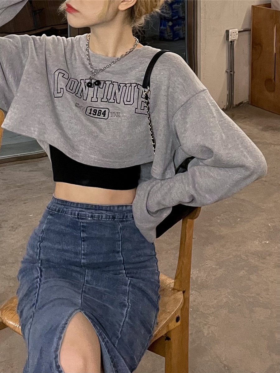 Chic Women's Hip Hop Sweatshirt - Thin Spring Autumn Style, Street Dance Jazz Top, American High Street Fashion, 港风 Inspired Chic Women's Hip Hop Sweatshirt - Thin Spring Autumn Style, Street Dance Jazz Top, American High Street Fashion, 港风 Inspired